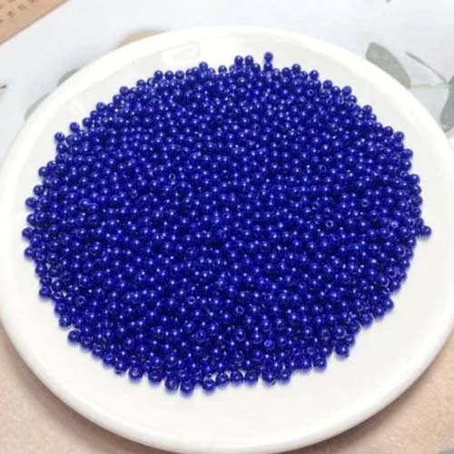 premium blue colour glass moti trader in firozabad